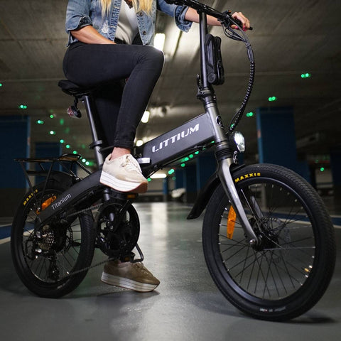 Image of Littium Ibiza Titanium (CON REGALO), Bicicleta Eléctrica Plegable