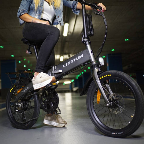 Image of Littium Ibiza Titanium (CON REGALO), Bicicleta Eléctrica Plegable