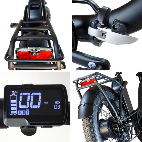 Image of Urbanbiker Fatbike F20, 48V, 960Wh, 250W, Bicicleta Eléctrica Plegable FAT