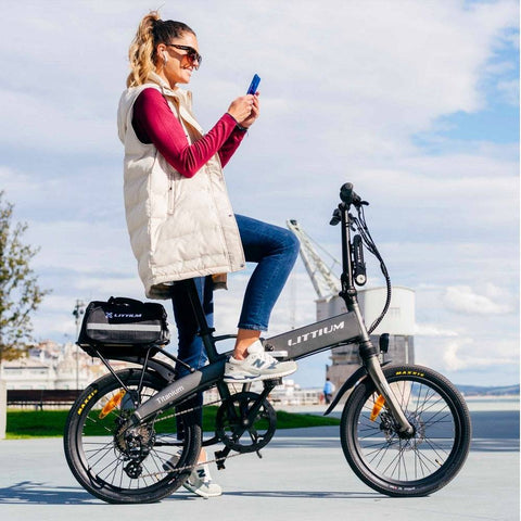 Image of Littium Ibiza Titanium (CON REGALO), Bicicleta Eléctrica Plegable