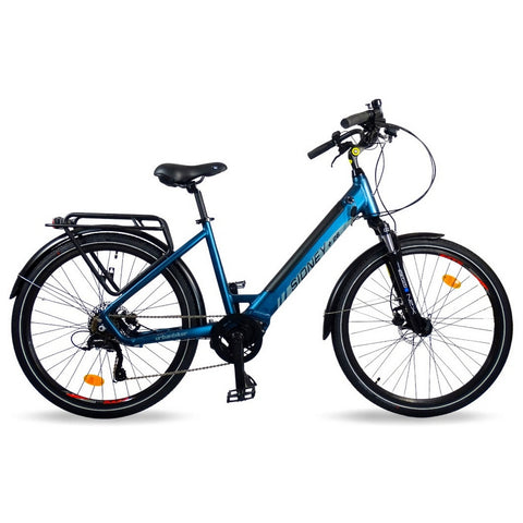 Image of Urbanbiker Sidney Plus (Motor Central), 36V, 14Ah, 250W, Bicicleta Eléctrica Trekking de Paseo