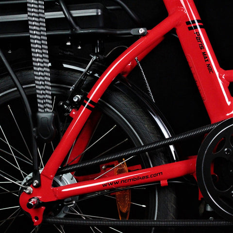 Image of Ncm Paris MAX N8C/N8R, Motor Central, 36V 16Ah, 250W, Bicicleta Eléctrica Urbana Plegable