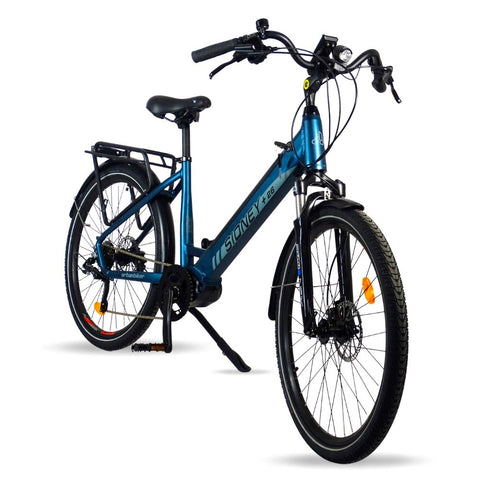 Image of Urbanbiker Sidney Plus (Motor Central), 36V, 14Ah, 250W, Bicicleta Eléctrica Trekking de Paseo
