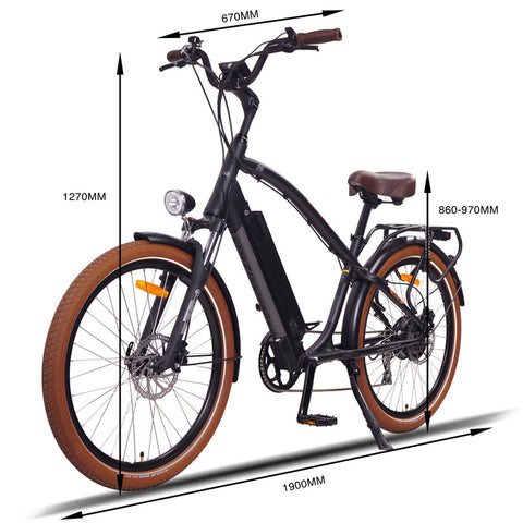 Image of Ncm Miami, 48V, 16h, 250W, Bicicleta Eléctrica Cruiser