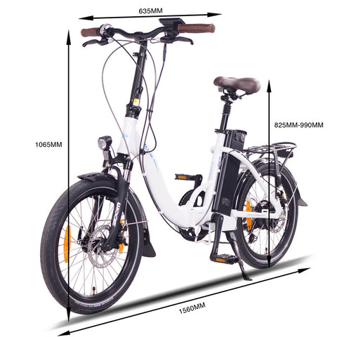 Image of Ncm Paris, 36V 15Ah, 250W, Bicicleta Eléctrica Urbana Plegable