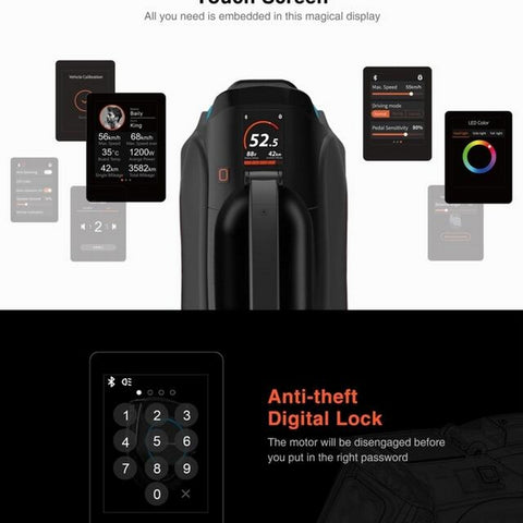 Image of InMotion V12 HS (High Speed) | ¡Nuevo! Inmotion V12 HT (High Torque), Monociclo