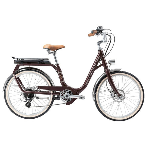 Image of Peugeot eLC01 Central 24", 55Nm, 400Wh Bicicleta Eléctrica de Paseo