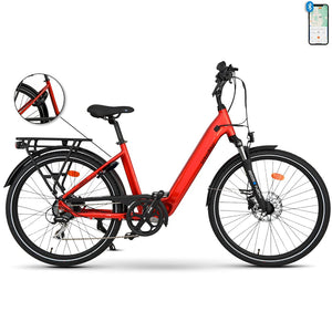 Urbanbiker UB100, 48V, 15Ah, 250W, Bicicleta Eléctrica Trekking de Paseo