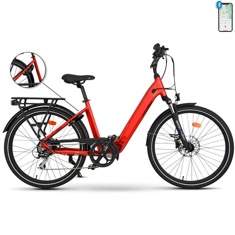Image of Urbanbiker UB100, 48V, 15Ah, 250W, Bicicleta Eléctrica Trekking de Paseo