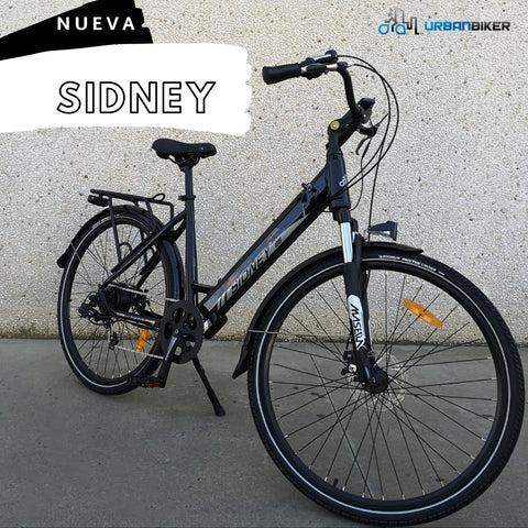 Urbanbiker Sidney (Motor Buje), 36V, 14Ah, 250W, Bicicleta Eléctrica Trekking de Paseo