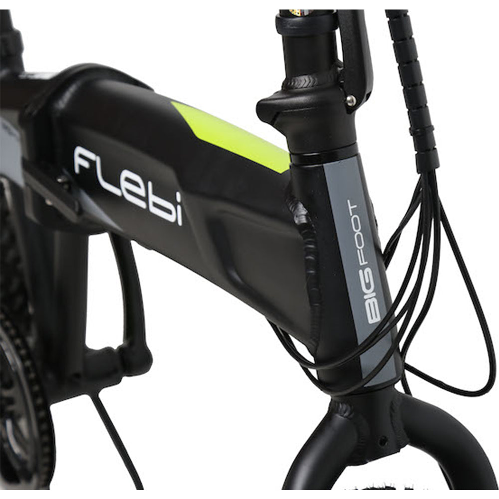 Flebi Bigfoot, 36V, 10.4Ah, 250W, Bicicleta Eléctrica Plegable con Ruedas FAT